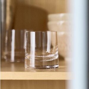 NEW Anthropologie x Nude Alba Whisky Glasses by Joe Doucet, Crystal, Set of 2